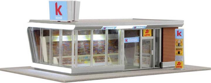 Produktbild Kibri H0 Moderner Kiosk inkl. LED Beleuchtung