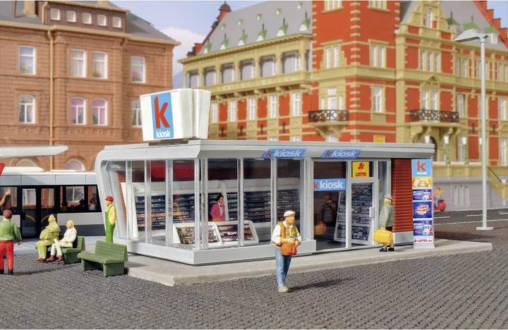 Produktbild Kibri H0 Moderner Kiosk inkl. LED Beleuchtung