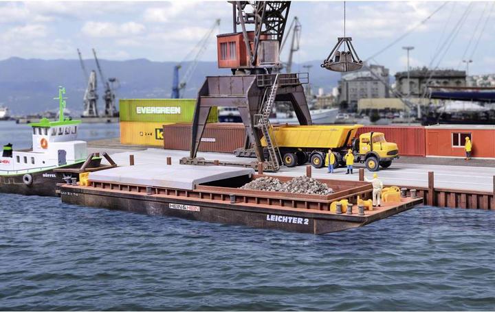 Actual product image Kibri H0 Push barge for bulk materials or containers