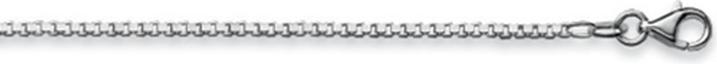 Natsumi Schmuck Halskette Silber 925 Venezianer 1.5mm (925 Sterling Silber, 50 cm)