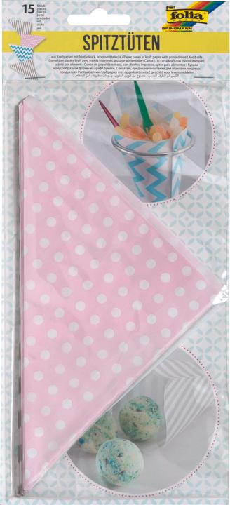 Produktbild Folia Papiertüten BASIC, spitz, lebensmittelecht (Geschenktüte)