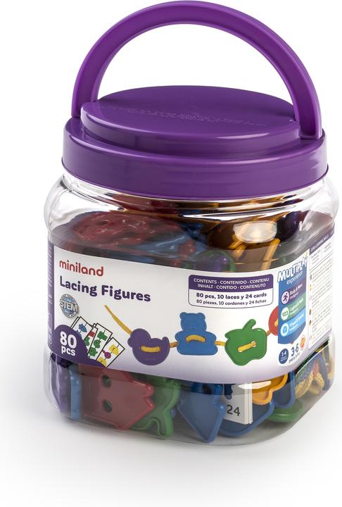 Produktbild Miniland Figuren Zum Fädeln
