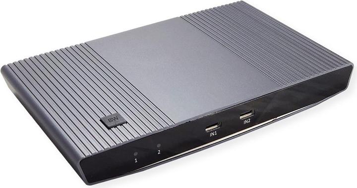 Produktbild Roline KVM Switch 2fach/Dock USB-C