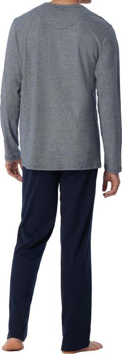 Produktbild Schiesser langer Herren Pyjama / Schlafanzug mit Knopfleiste (64)