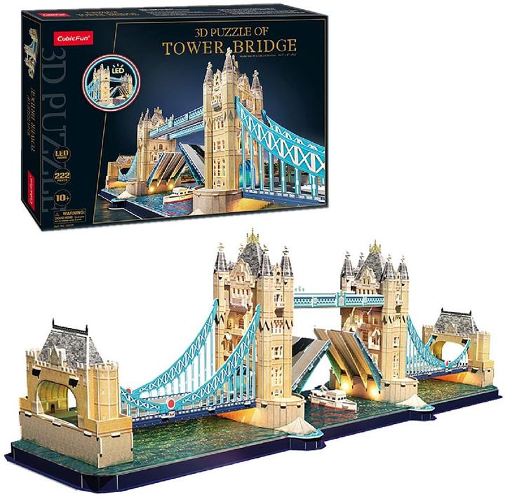 Image du produit Van der Meulen Puzzle 3d Tower Bridge LED (222 pièces)