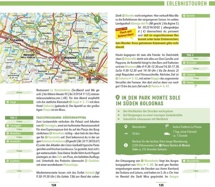 Produktbild Reiseführer Emilia-Romagna, Bologna, Parma, Ravenna (Deutsch, Sabine Oberpriller, Bettina Dürr, 2022)
