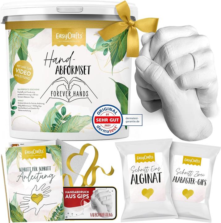 Produktbild EasyCrafts Handabdruck Set für Paare