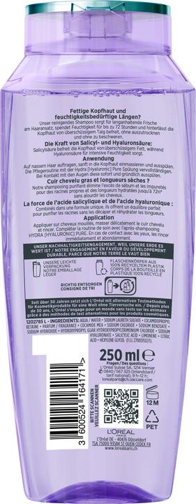 Actual product image L'Oréal Paris Hyaluronic (250 ml, Liquid shampoo)