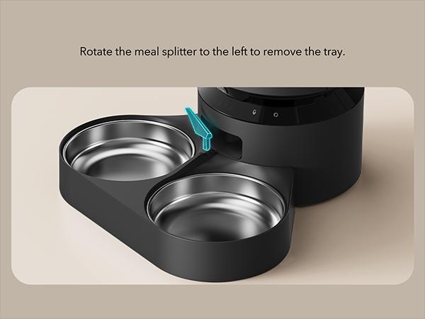 Immagine prodotto Petlibro Vassoio per alimenti doppio con fotocamera (5 l)