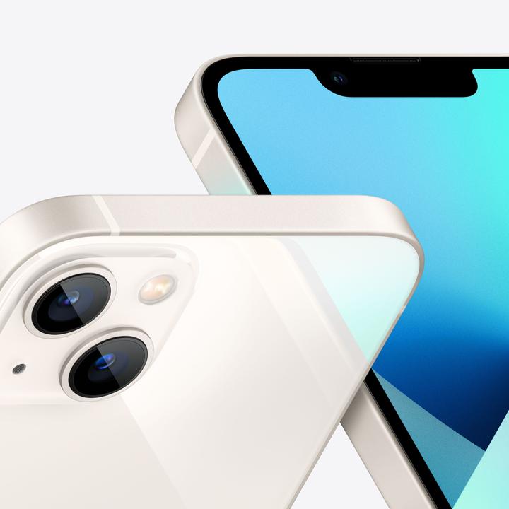 Image du produit Apple iPhone 13 mini (256 Go, Lumière stellaire, 5.40", SIM + eSIM, 12 Mpx, 5G)