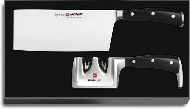 Produktbild Wüsthof Classic Ikon Chin. Kochmesser Messerschärfer (18 cm)