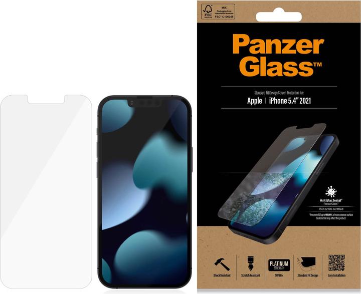 Produktbild PanzerGlass Standard Fit (1 Stück, Apple iPhone 13 mini)