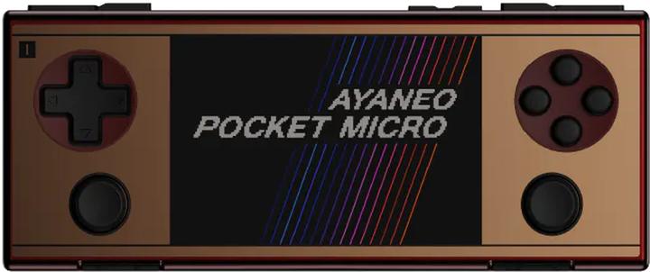 Ayaneo Pocket Micro Handheld Konsole – 8 GB LPDDR4X, 256 GB SSD, retro gold