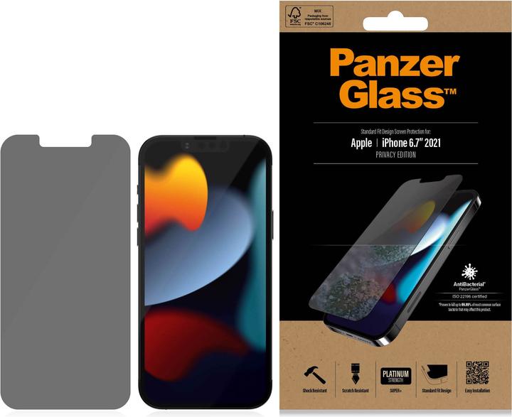 Produktbild PanzerGlass Privacy (1 Stück, Apple iPhone 13 Pro Max)