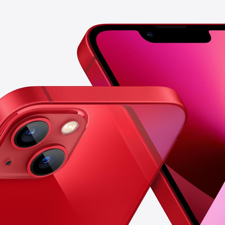 Actual product image Apple iPhone 13 (512 GB, (PRODUCT)​RED, 6.10", SIM + eSIM, 12 Mpx, 5G)