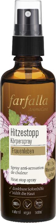 Image du produit Farfalla La vie des femmes - Spray anti-chaleur à la sauge sclarée (Crème pour le corps, 75 ml)