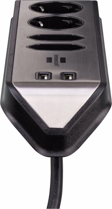 Actual product image Brennenstuhl Power strip (6 x, USB-A, 2 m)