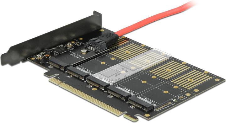 Immagine prodotto Delock Host Bus Adapter PCI-ex16v3 - 5xM.2 Key-B, SATA