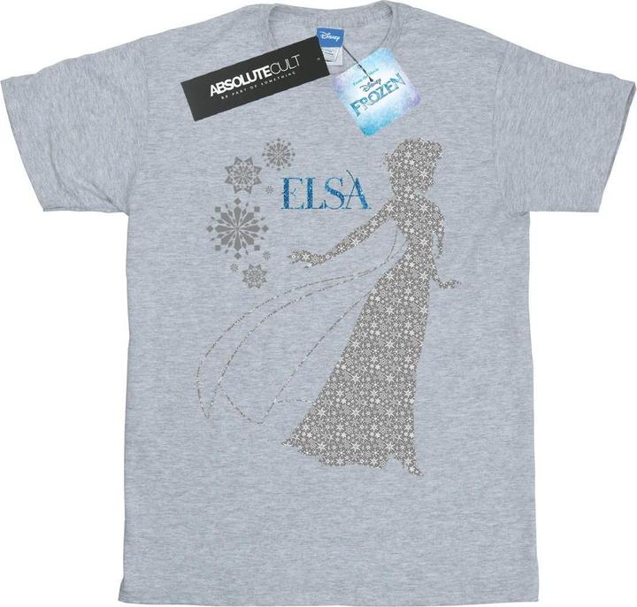 Disney Frozen Elsa Christmas Silhouette TShirt (XL)
