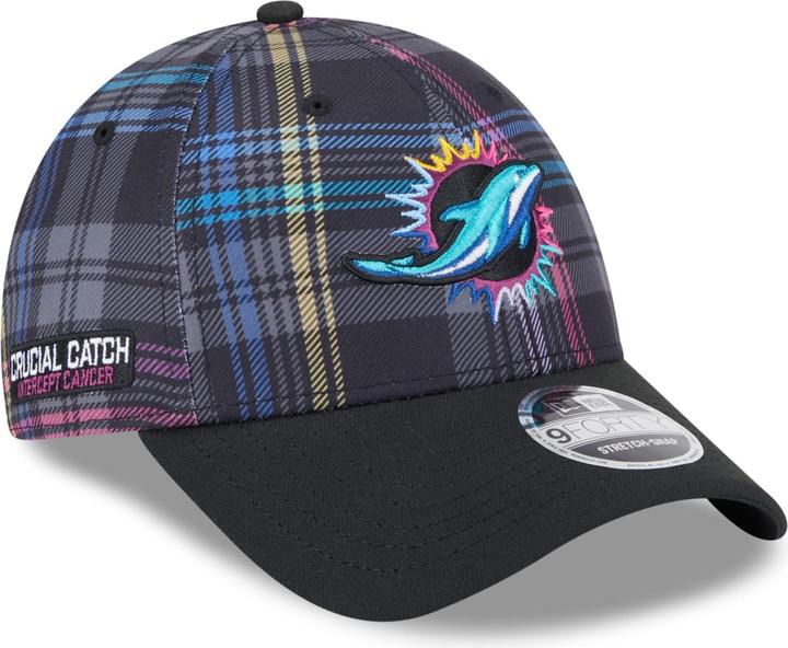 Actual product image New Era Miami Dolphins Crucial Catch 9Forty Snapback Cap (One size)