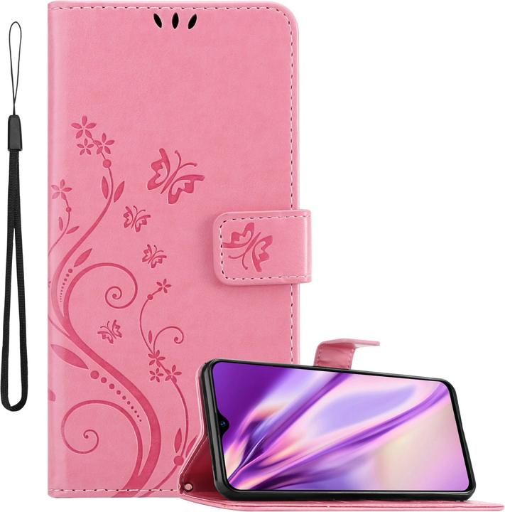 Image du produit Cadorabo Housse Flower Book pour Realme 5 PRO / Realme Q (Realme 5 Pro, Domaine Q)