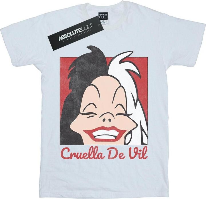 Disney Cruella De Vil Cropped Head TShirt (3XL)