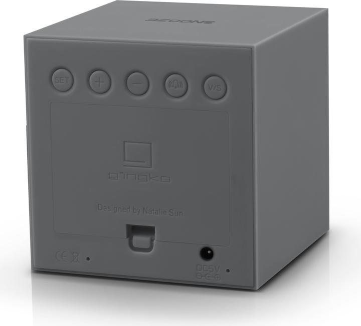 Actual product image Gingko Gravity Cube Click Clock