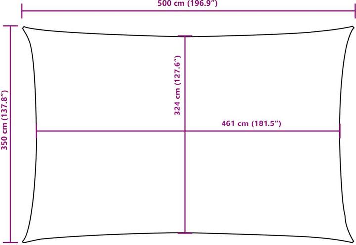 Actual product image VidaXL Awning (350 x 500 cm)