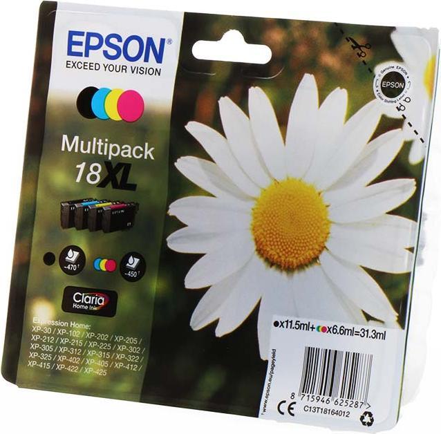 Actual product image Epson 18XL Multipack - printer cartridge (M, FC, Y, C)