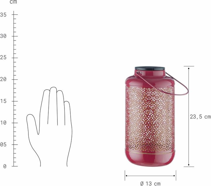 Produktbild home24 Solana (Ø 13 x 23.5 cm, 1 x)
