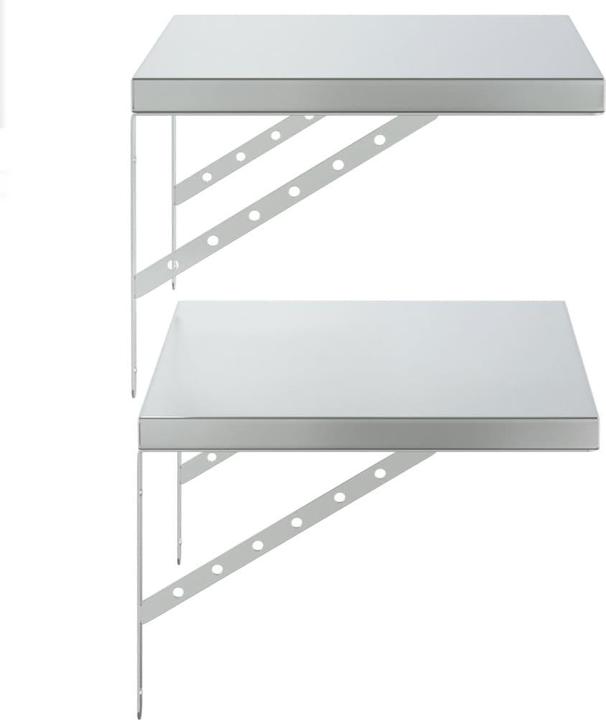 Immagine prodotto VidaXL Mensole a muro 2 pezzi 50 x 40 cm Nobile (50 x 40 x 3 cm)
