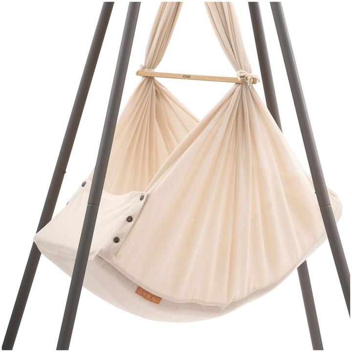 Actual product image Nonomo Federwiege mit Tipi anthrazit