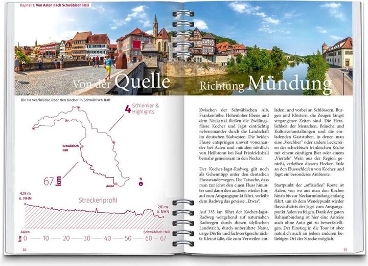 Produktbild RadReiseFührer Kocher-Jagst-Radweg (Deutsch, Julia Bihar, 2022)