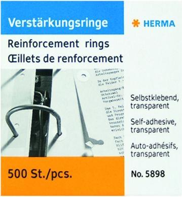 Produktbild HERMA Verstärkungsringe