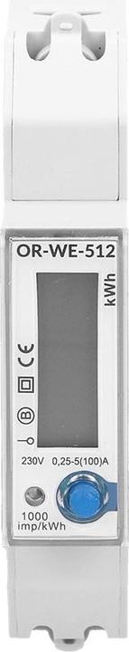 Immagine prodotto MGA Misuratore digitale di corrente alternata Orno LCD, visualizzazione del consumo di energia in 1