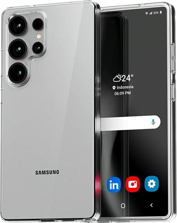 Actual product image Jelly Clear Samsung S25 Ultra S938 przezroczysty/transparent (Samsung Galaxy S25 Ultra)