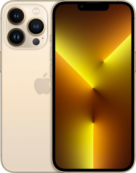 Produktbild Apple iPhone 13 Pro (512 GB, Gold, 6.10", SIM + eSIM, 12 Mpx, 5G)