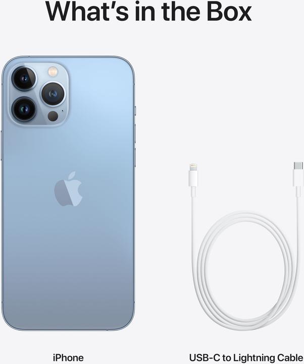 Productafbeelding Apple iPhone 13 Pro Max (256 GB, Sierra Blauw, 6.70", SIM + eSIM, 12 Mpx, 5G)