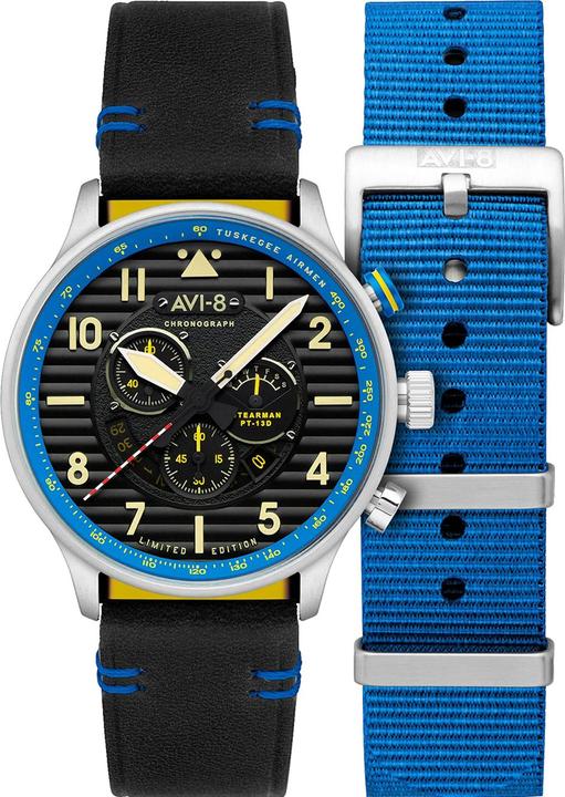 Immagine prodotto AVI-8 AV-4109-03 Flyboy Spirit of Tuskegee Limited (Cronografo)
