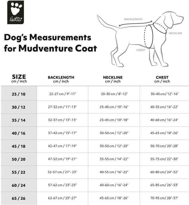 Produktbild Hurtta Regenmantel Mudventure Eco Dunkelgrau, 55 cm (Hunderegenmantel)