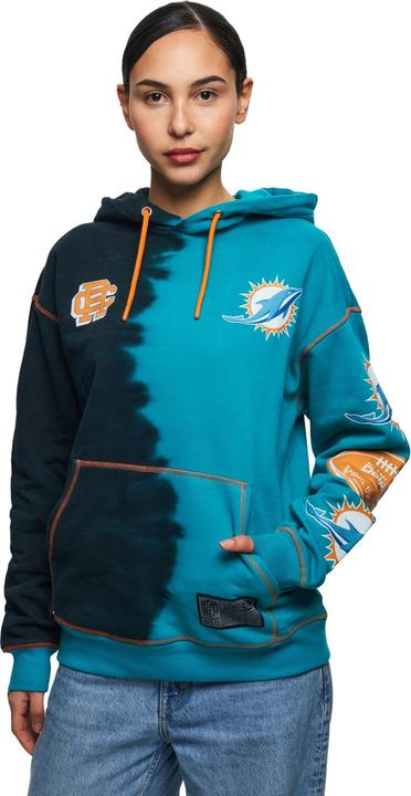 Immagine prodotto Recovered Felpa con cappuccio in pile Re:covered - INK DYE Miami Dolphins (XL)