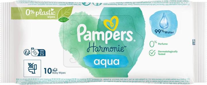 Image du produit Pampers Harmonie Aqua (10 pièce(s))