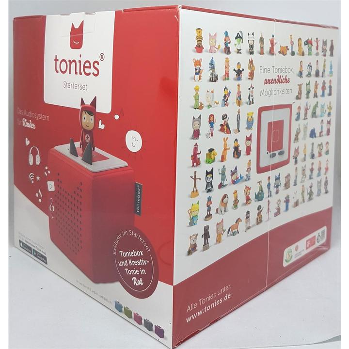 Actual product image Tonies Toniebox Starter Set Red (Creative Tone) (German)