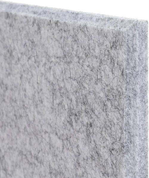 Image du produit Mendler Lot de 6 panneaux muraux acoustiques HWC-L52, insonorisant 1m² surface 60x30cm, gris clair (6 pcs)