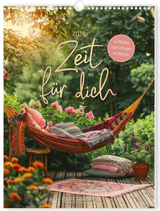 Produktbild Wochenkalender klein 2026 Zeit für dich (180 x 245 mm, Deutsch)