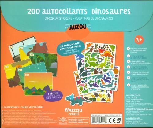 Produktbild Ma pochette d'artiste / 200 autocollants dinosaures