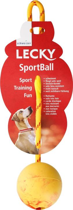 Produktbild Lecky Sport Ball mit Kordel Jumbo (Ballspielzeug Hund)