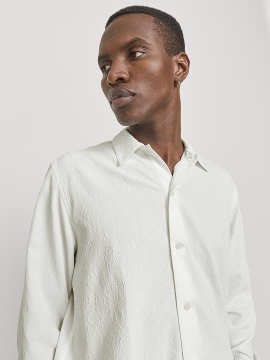 Actual product image Jack & Jones Jprblatrend Jacquard L/S Shirt Styd Aw24 (S)