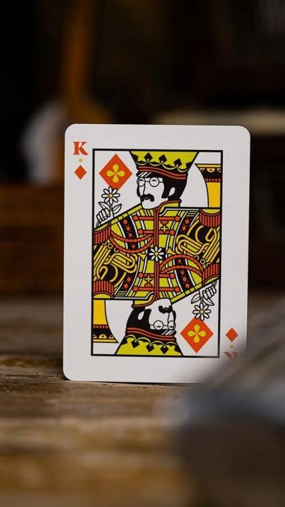 Produktbild Bicycle Die Beatles-Karten, blaues Deck (Englisch)