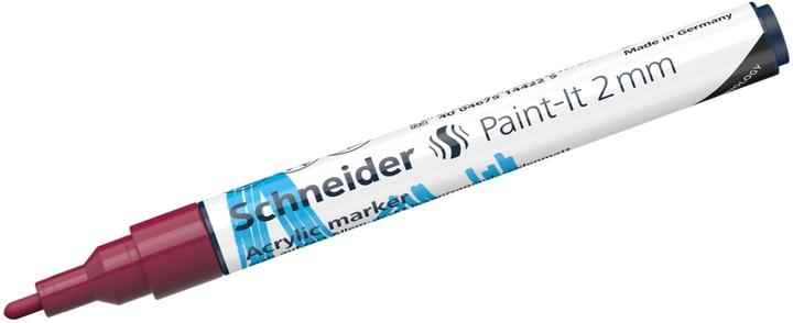 Immagine prodotto Schneider Pennarello acrilico Paint-It 310 2 mm rosso bordeaux (Borgogna, 2 mm, 1 x)